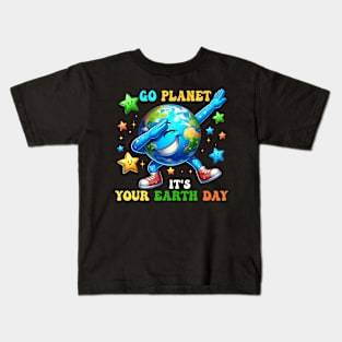 Go Planet It'S Your Earth Day 2024 Kids T-Shirt